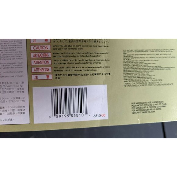 1/35 Dragon Chinese Volunteer T-34/85 Tank Model Kit Korean War Series 6810 Rare - Picture 8 of 11